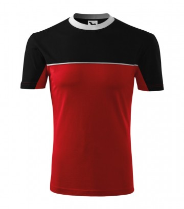 109 Malfini Colormix red/black