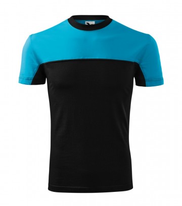 109 Malfini Colormix black/blue atoll