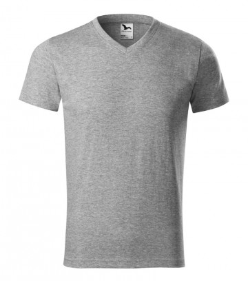 Malfini 111 Heavy V-neck dark gray melange