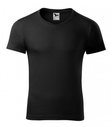 Malfini 146 Slim Fit V-neck black
