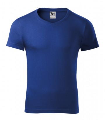 Malfini 146 Slim Fit V-neck royal blue
