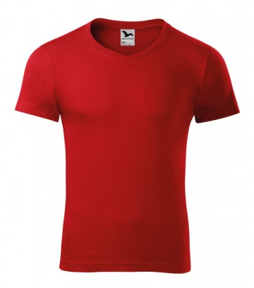 Malfini 146 Slim Fit V-neck red