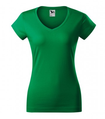 Malfini 162 Fit V-neck kelly green
