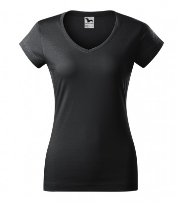 Malfini 162 Fit V-neck ebony grey
