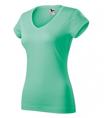 Malfini 162 Fit V-neck mint side