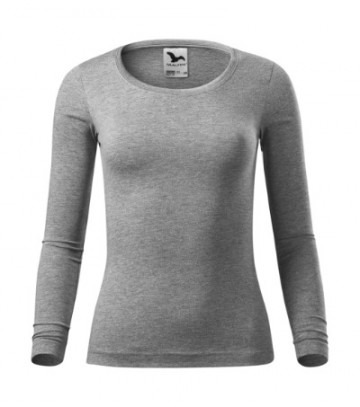 169 FIT T-Shirt LS 12 darkgreymelange