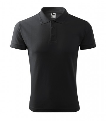 Malfini 203 Pique polo ebony grey