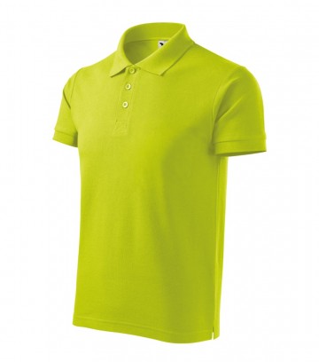 Malfini 212 Cotton polo lime punch side