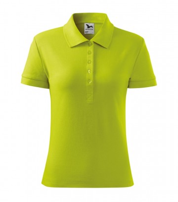 Malfine 213 Cotton polo lime punch