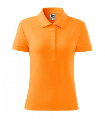 Malfine 213 Cotton polo tangerine orange