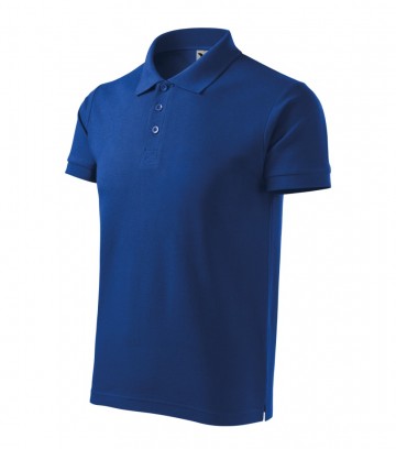 Malfini 215 Heavy Cotton polo royal blue side