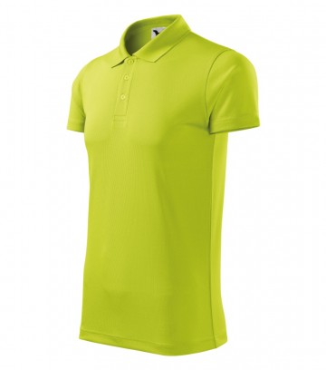Malfini 217 Victory polo lime punch side