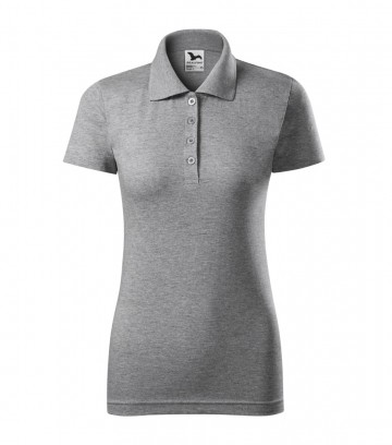 Malfine 223 Single J polo dark grey melange