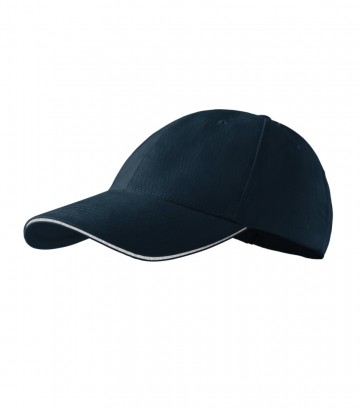 Malfini 306 Sandwich 6P cap navy