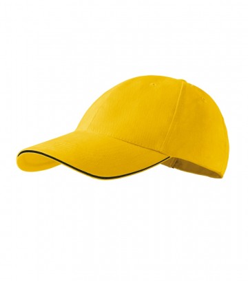 Malfini 306 Sandwich 6P cap yellow