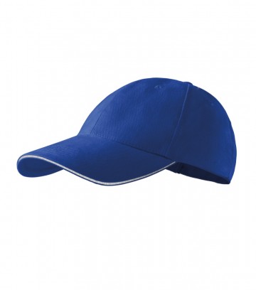 Malfini 306 Sandwich 6P cap royal blue