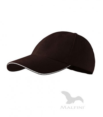 Malfini 306 Sandwich 6P cap coffee