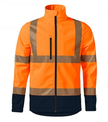 5V3 HV Drop Unisex softshell jack flour oranje