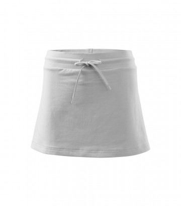 604 Malfini Two in One skirt white
