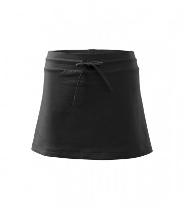 604 Malfini Two in One skirt black