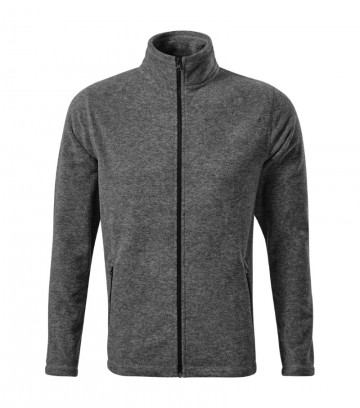 850 Break men micro fleece jacket m1 dark gray melange