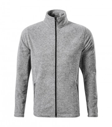 850 Break men micro fleece jacket m3 silver melange