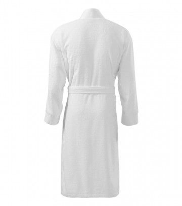 Malfini 953 Bamboo bathrobe white back