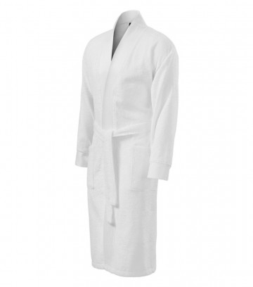 Malfini 953 Bamboo bathrobe white side