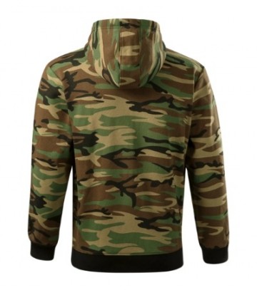 C19 Camo Zipper camo bruin achter