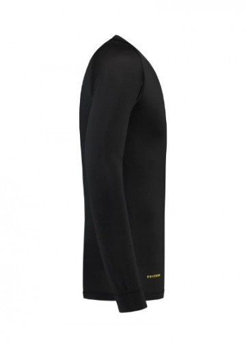 T02 Thermal unisex T-shirt zwart zij