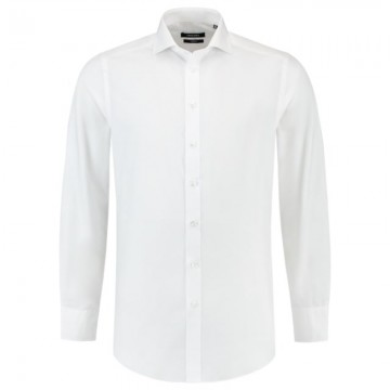 T21 Fitted men's shirt TO white
