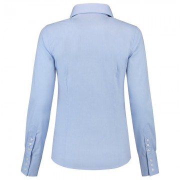 T22 Fitted ladiesshirt TC blue back