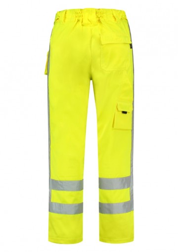 T65 RWS Work Pants fluorescent yellow back