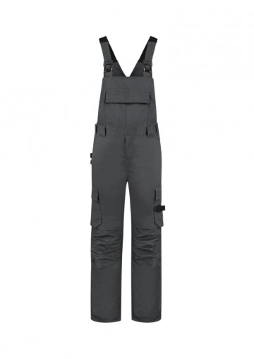 T67 Bib & Brace Twill Cordura work pants dark gray